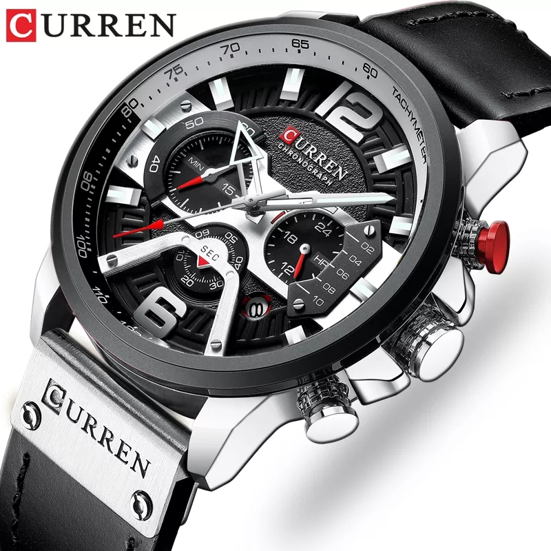 Luxury Watch Apple - CURREN Brand New Fashion Data Orologio