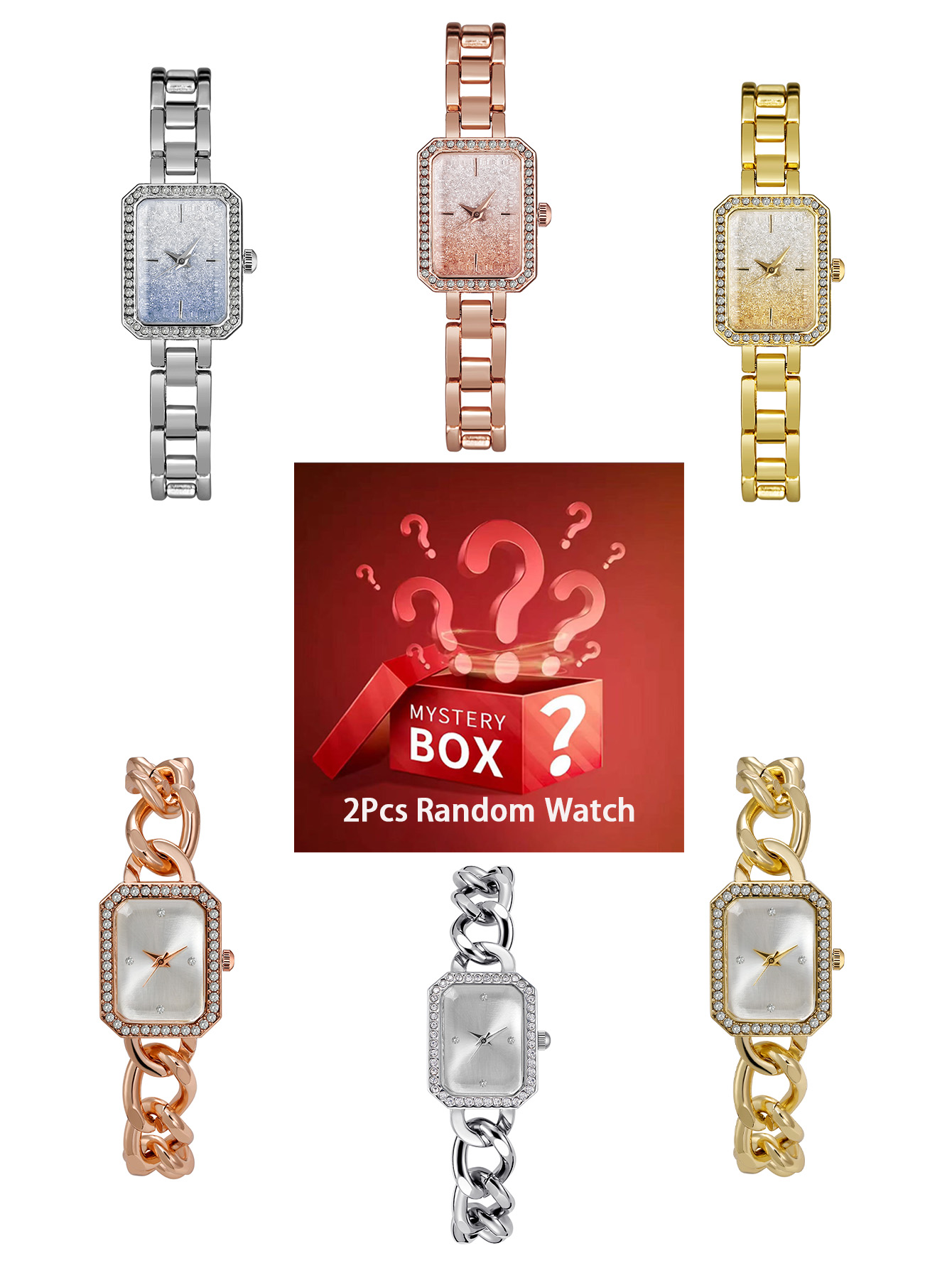 Luxury Watch Box - 2 pezzi orologi da donna scatola