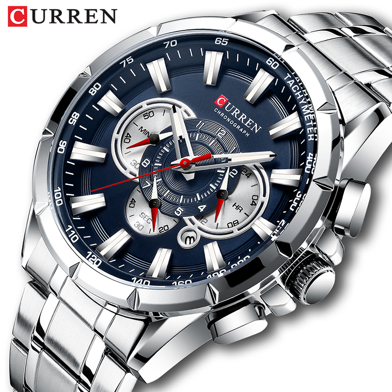 Luxury Watch Apple - CURREN Orologio da polso da uomo