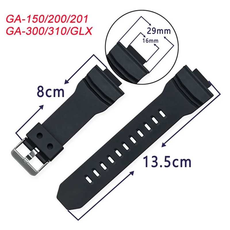 Luxury Watch G Shock - Cinturino per Casio G-SHOCK GA-150 GA-200