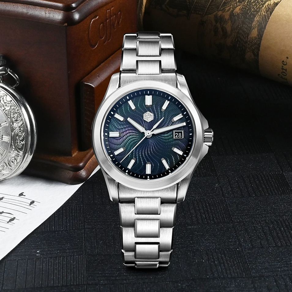 Guilloché Dial Watch - Orologio automatico da uomo San Martin