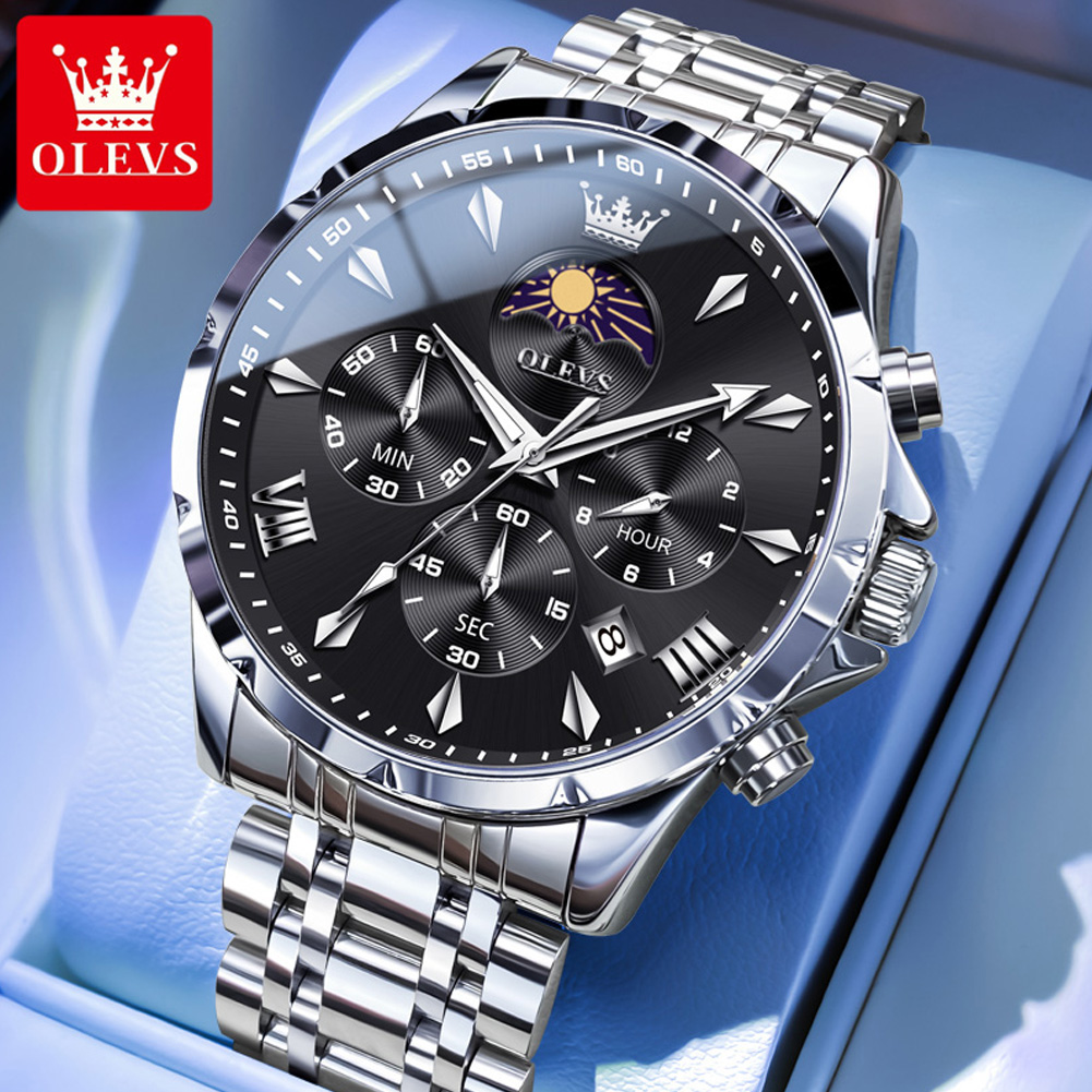 Luxury Watch Name - OLEVS 3653 Orologio da Uomo con