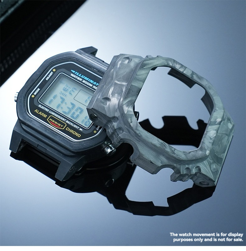 Casio Watch G-Shock Dw-5600 - Cassa per Orologio Modificata in Fibra