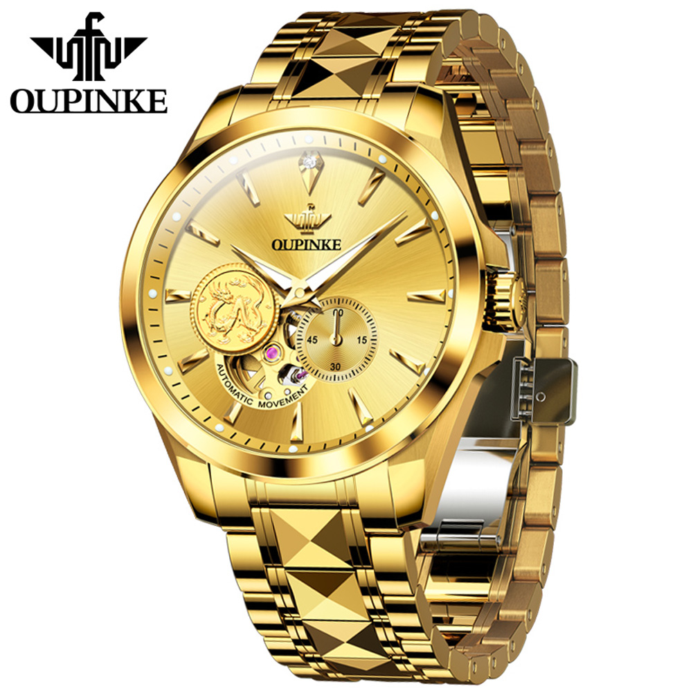 Luxury Watch Brands Logo - OUPINKE Orologi da uomo Top Brand