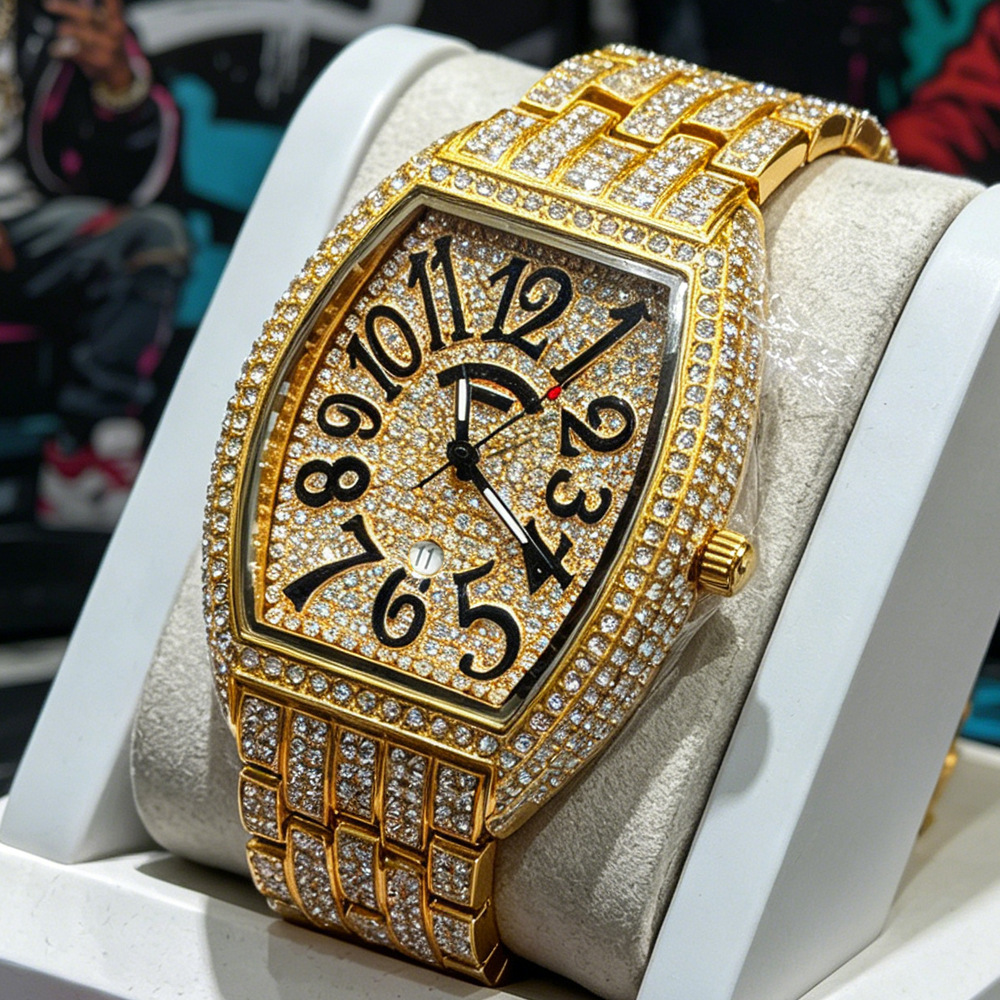 Luxury Watch Brands Logo - Orologio da Polso Tonneau Senza Logo,