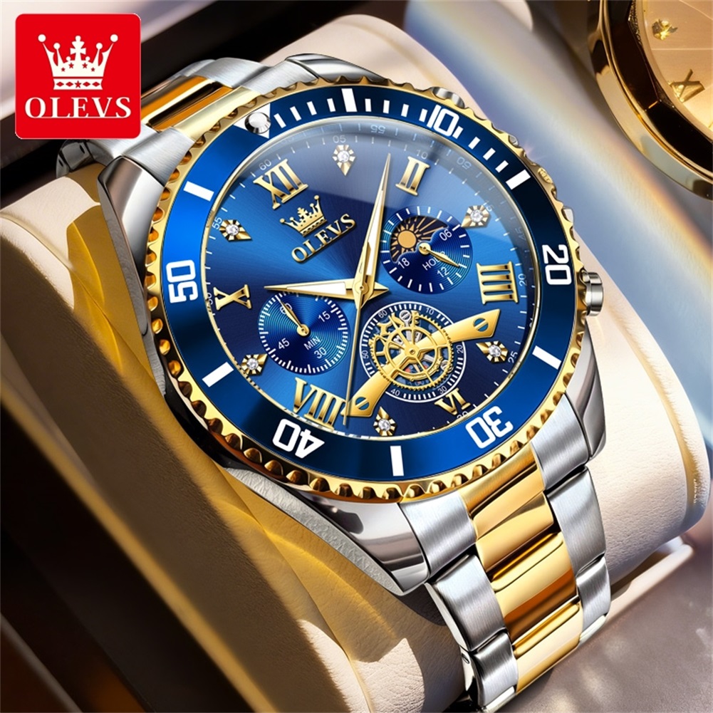 Luxury Watch Winder - Orologio di Lusso OLEVS al Quarzo