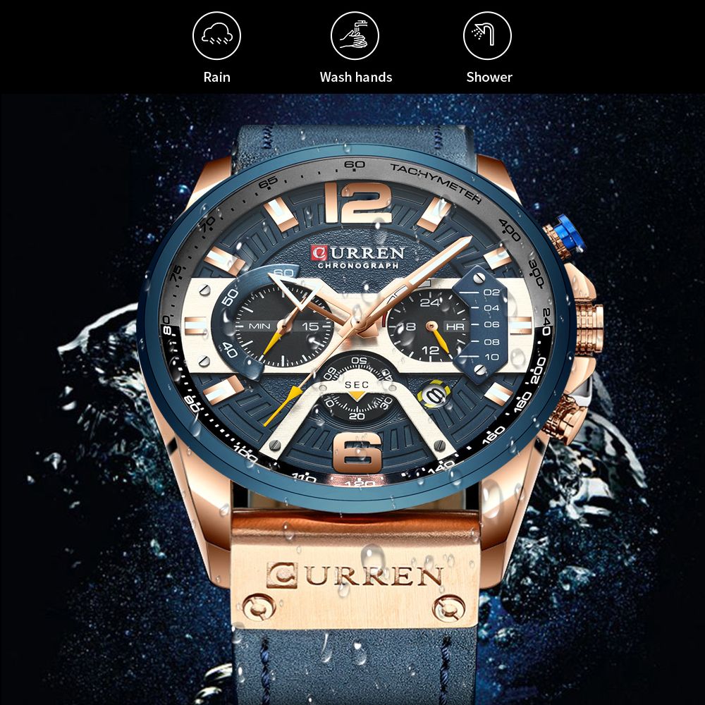 CURREN Brand New Fashion Data  - Luxury Watch Apple recensione e prezzo
