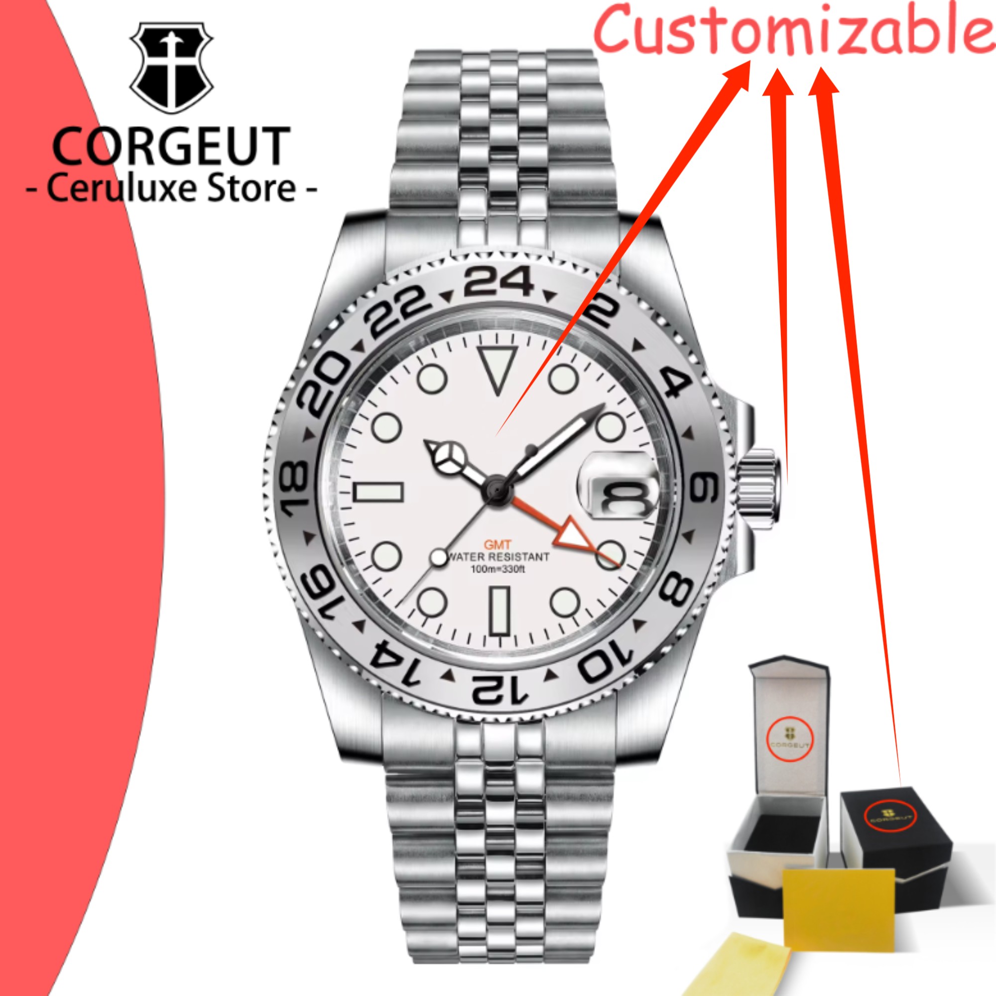 Orologio da Polso al Quarzo GM - Luxury Watch Brands Logo recensione e prezzo