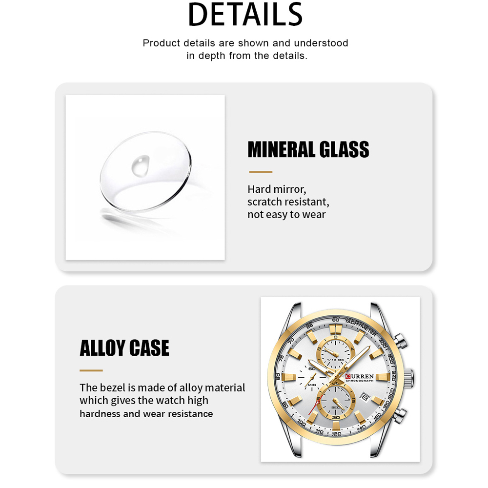 CURREN Cronografo di moda di l - Luxury Watch Apple recensione e prezzo