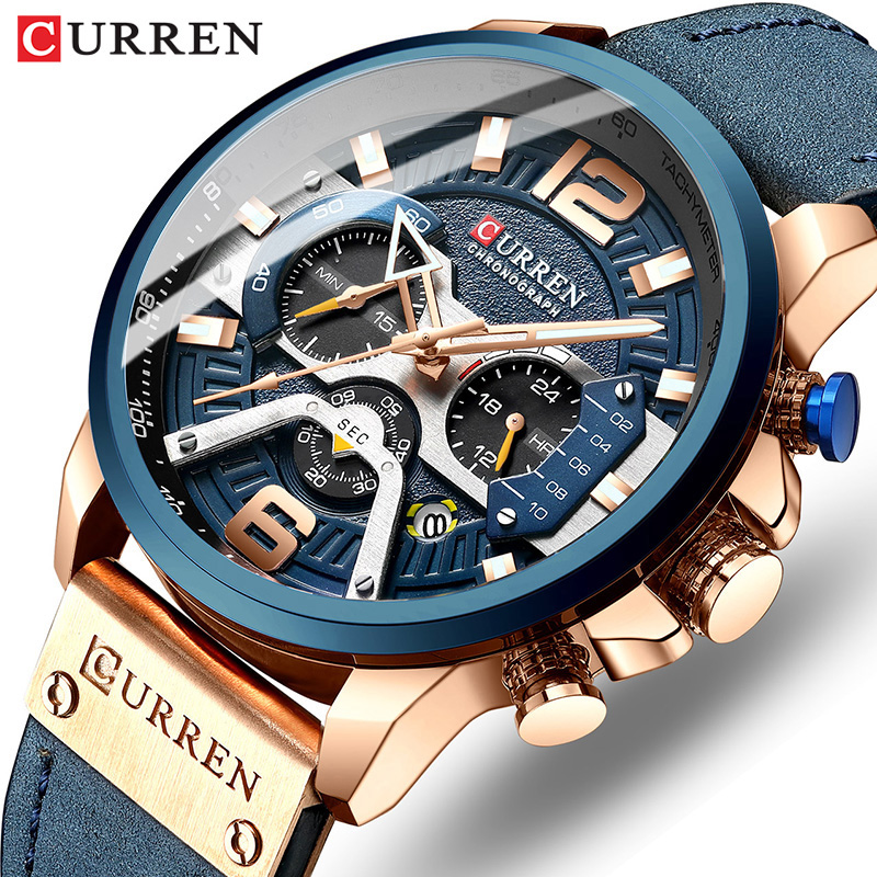 CURREN Cronografo sportivo cas - Luxury Watch Apple recensione e prezzo