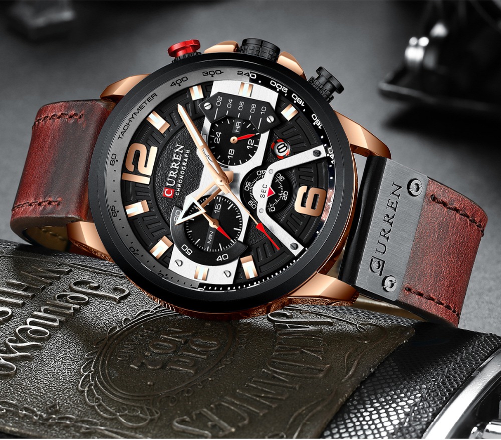 CURREN Cronografo sportivo cas - Luxury Watch Apple recensione e prezzo