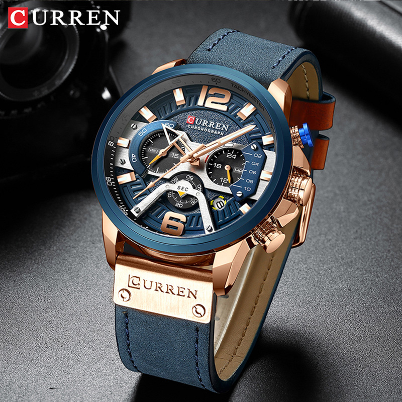 CURREN Cronografo sportivo cas - Luxury Watch Apple recensione e prezzo