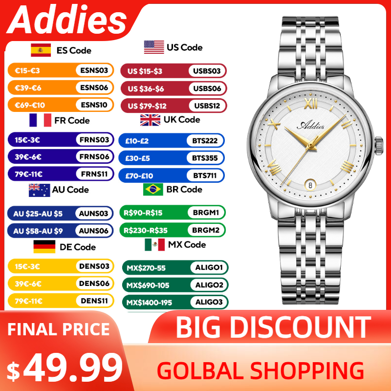 Addies Nuovi orologi da donna  - Luxury Watch Box recensione e prezzo