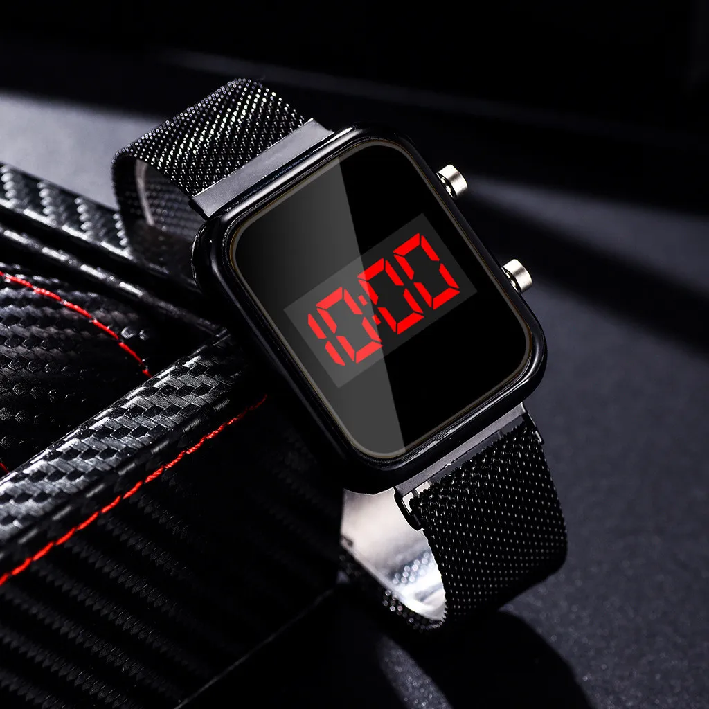 Orologi digitali a LED rettang - Luxury Watch Winder recensione e prezzo